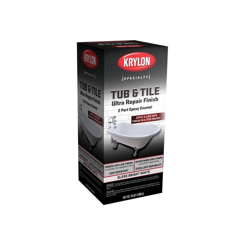 Buy Krylon K04501007 Tub and Tile Epoxy, 64 oz, Can