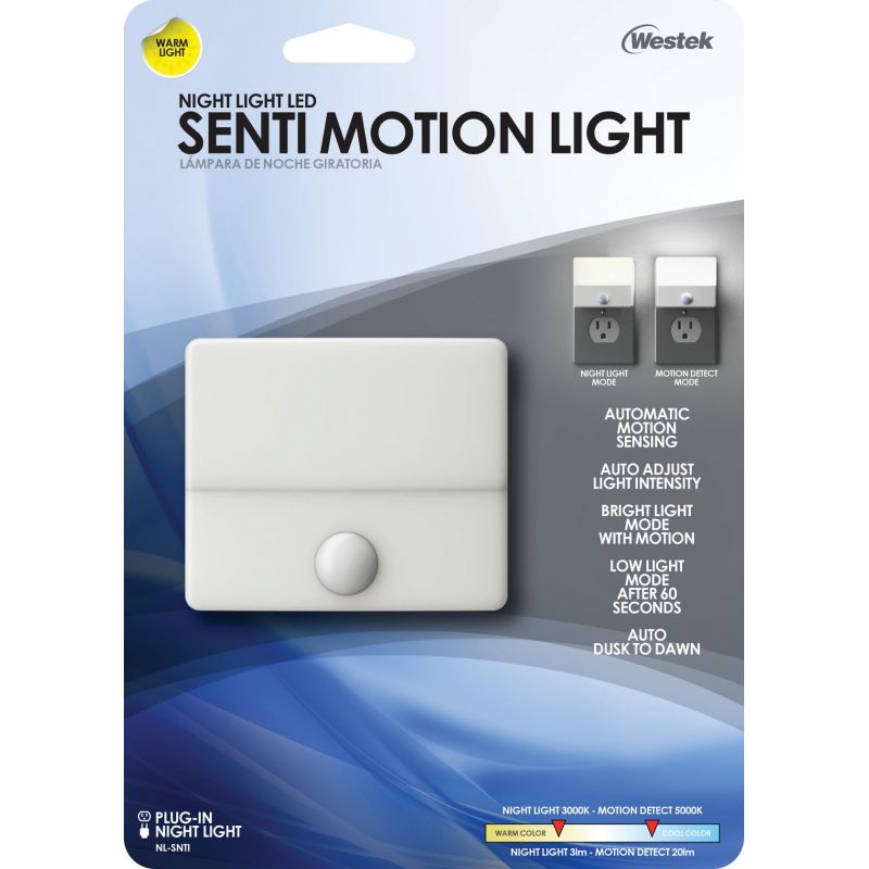 Westek Senti Motion LED Night Light White