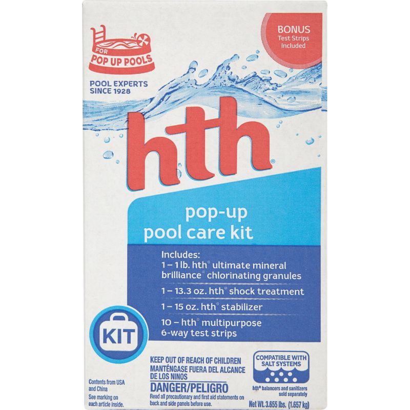 HTH Pop-Up Pool Start-Up Kit (Pack of 3)