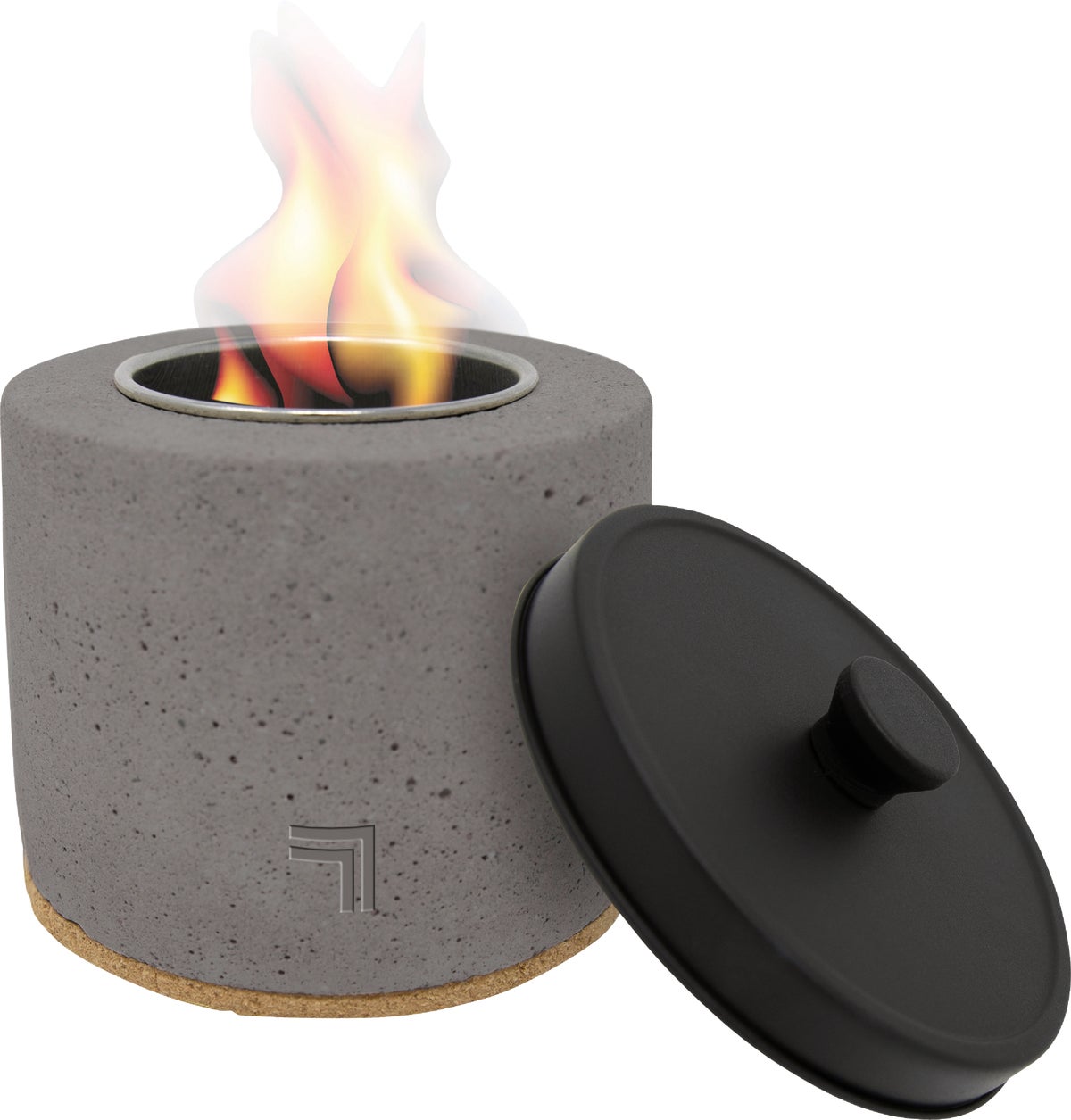 Buy Sharper Image Tabletop Fire Pit Gray , Round