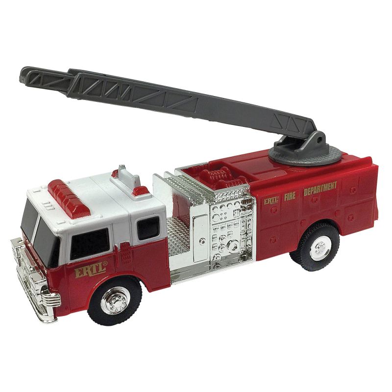 Ertl 46731 Toy Fire Truck, 3 years and Up, Plastic, Red Red