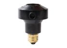 Tork RKP Series RKPS201BK Floodlight Photocontrol Socket Adapter, 150/75 W, Black Black