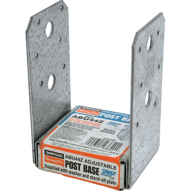 Simpson Strong-Tie ABU Post Base 4 In. X 4 In. (Pack of 12)