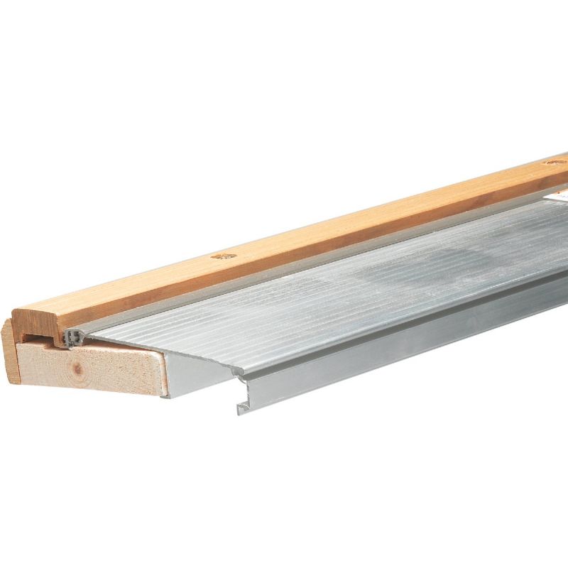 Frost King Aluminum &amp; Oak Adjustable Threshold 3 Ft. L X 5-5/8 In. W X 1-3/8 In. H, Mill