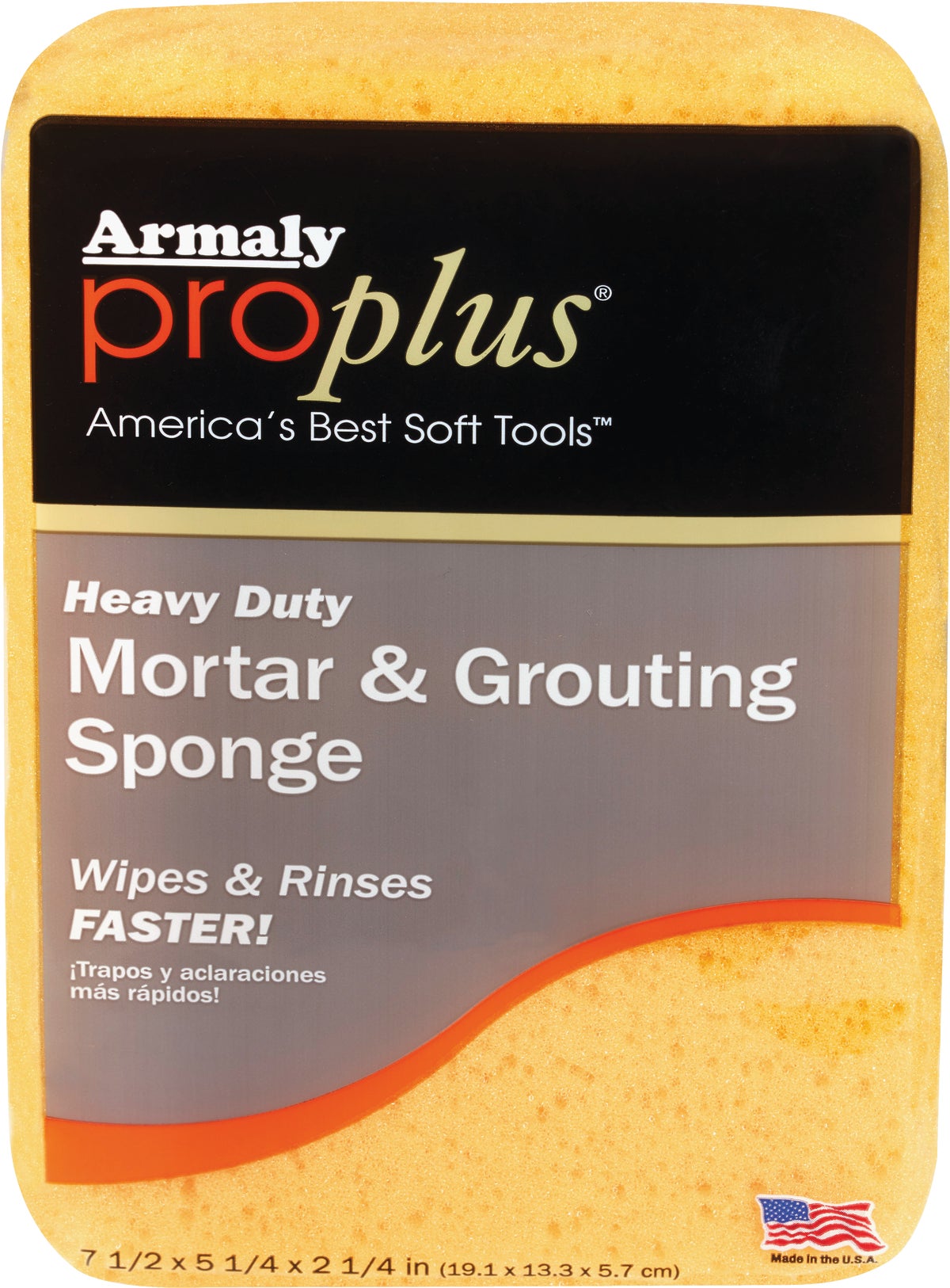 Armaly ProPlus Grouting & Concrete Sponge Yellow