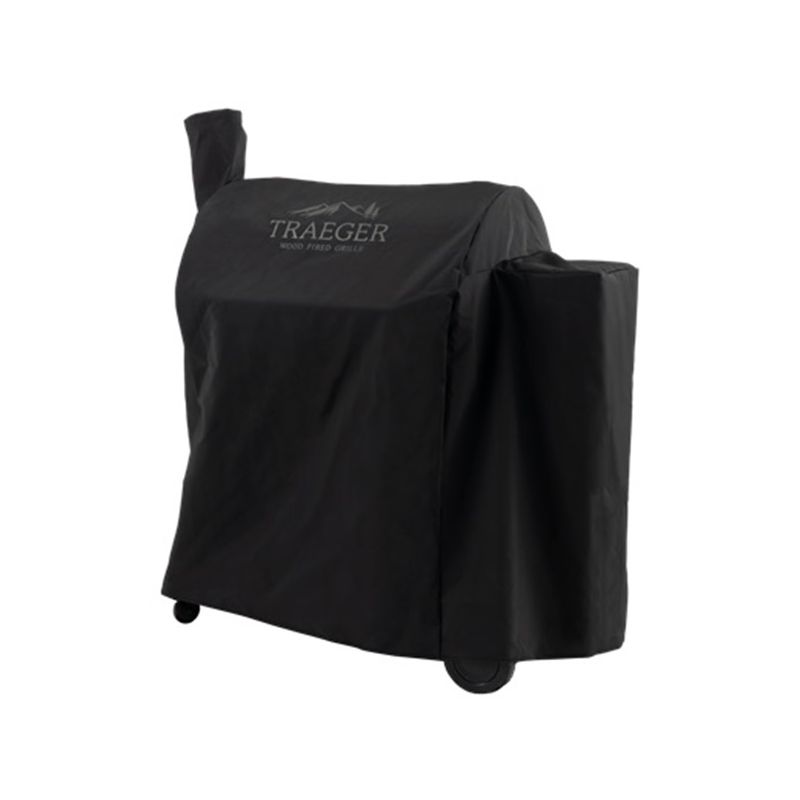 Traeger Pro 780 BAC504 Full-Length Grill Cover, 23-1/2 in W, 42-3/4 in D, 43-1/2 in H, Polyester, Black Black