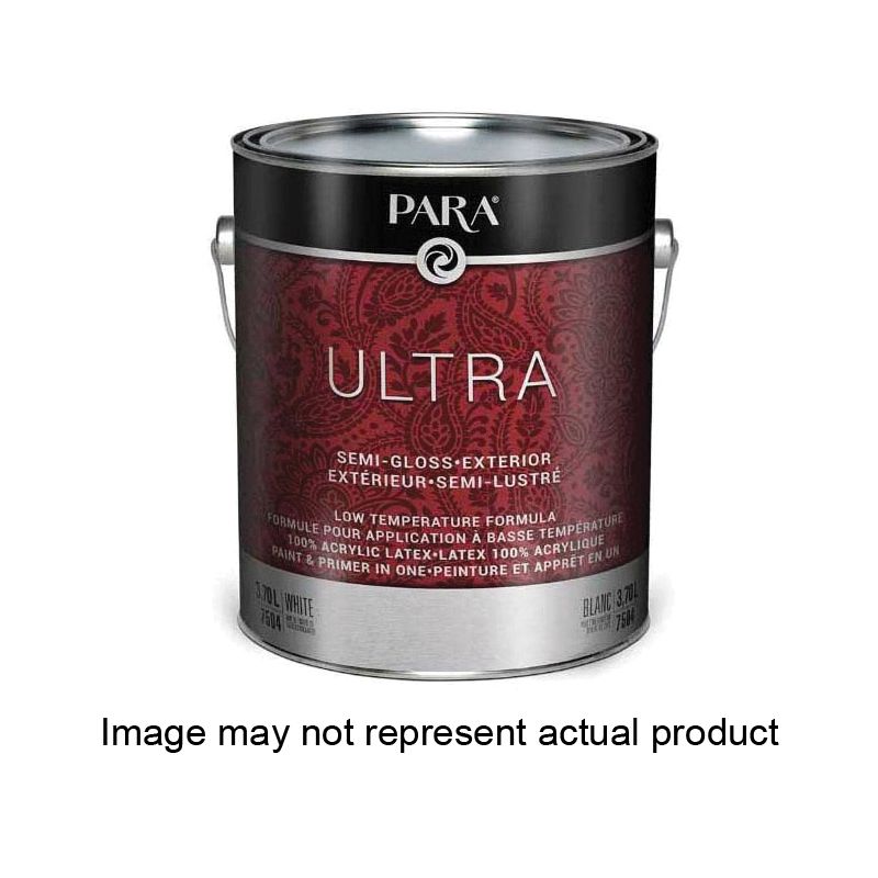 PARA Ultra 7500 PR0047504-16 Exterior Paint, Semi-Gloss, Tinting White White Tint Base