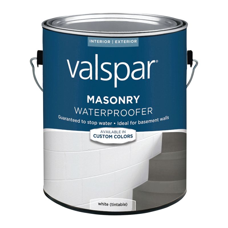 Valspar 82085 Series 07 Masonry Waterproofer, White, Liquid, 1 gal Pail White