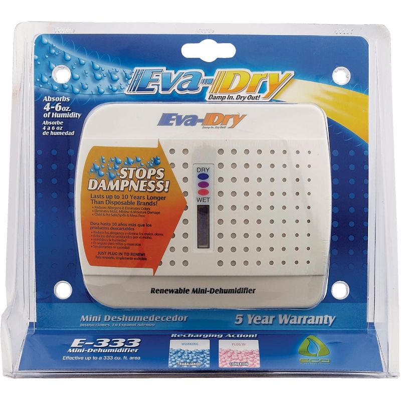 Eva-Dry 333 Cu. Ft. Renewable Mini Dehumidifier