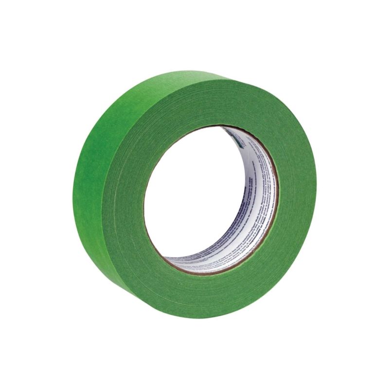 FrogTape 1408360 Painting Tape, 60 yd L, 0.94 in W, Green Green