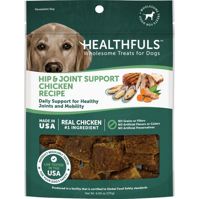 Healthfuls Hip &amp; Joint Support Dog Treat 6 Oz.