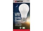 Satco Nuvo A19 Medium Dusk To Dawn LED Light Bulb
