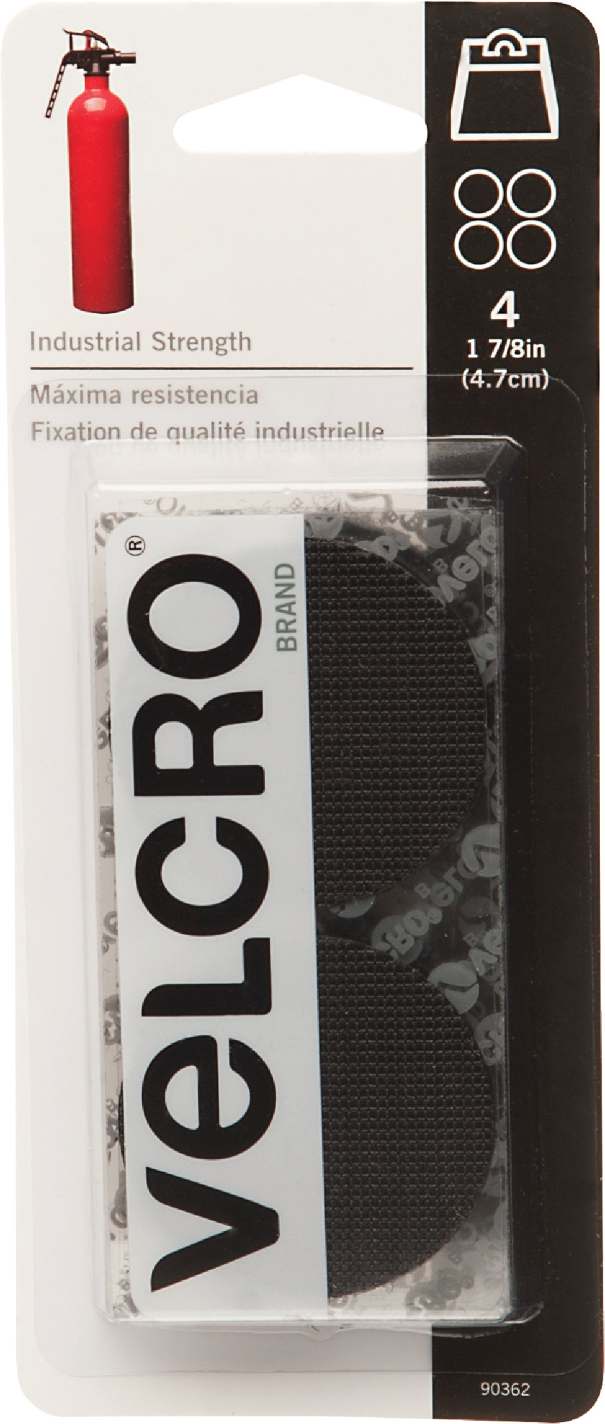 VELCRO Brand Industrial & Loop Discs Black