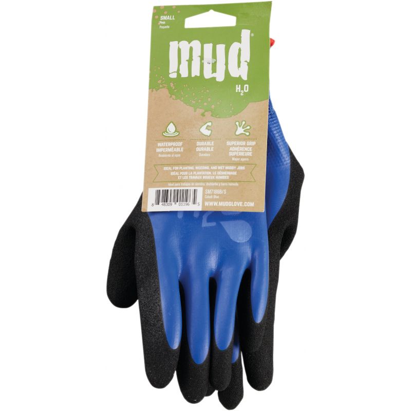 Mud H2O Garden Gloves S, Cobalt Blue