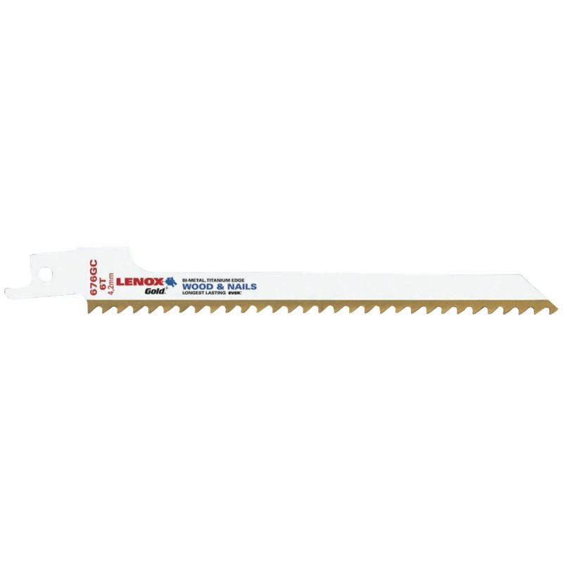 Lenox Gold Reciprocating Saw Blade 6 In.
