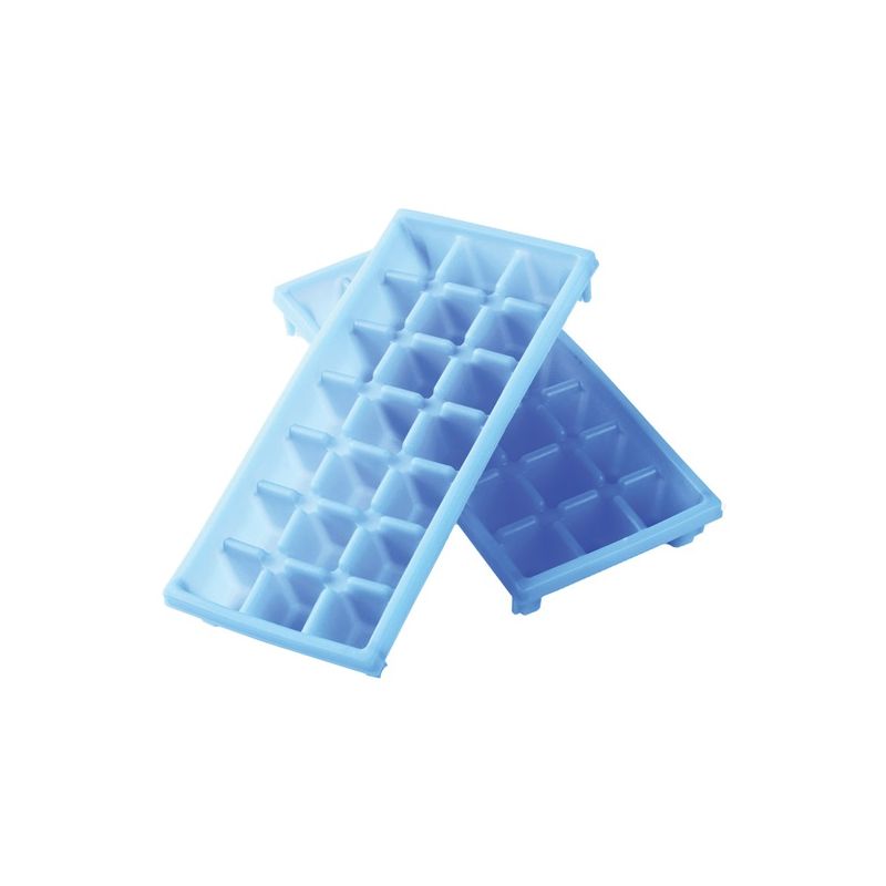 Camco 44100 Ice Cube Tray, Blue, 9 in L, 4 in W, 2 in H Blue