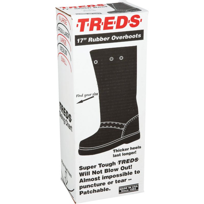 Treds Rubber Overboot Black