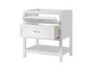 Craft + Main Lawson Series LSWV3022D Vanity Cabinet, 30 in W Cabinet, 21-1/2 in D Cabinet, 34 in H Cabinet, Wood, White White