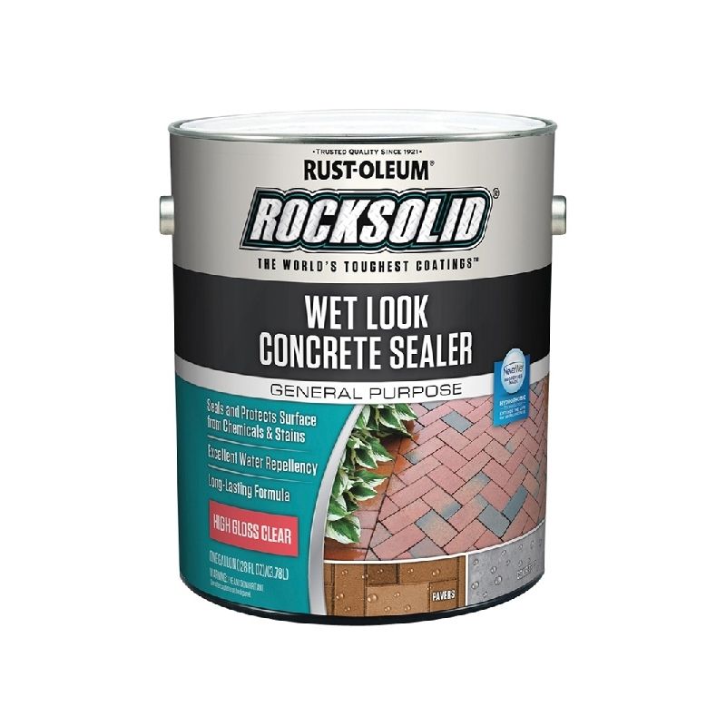 Rust-Oleum 317927 Concrete Sealer, Clear, Liquid, 1 gal Clear
