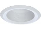 Halo 6 In. Cone Baffle Recessed Light Fixture Trim White (Pack of 6)
