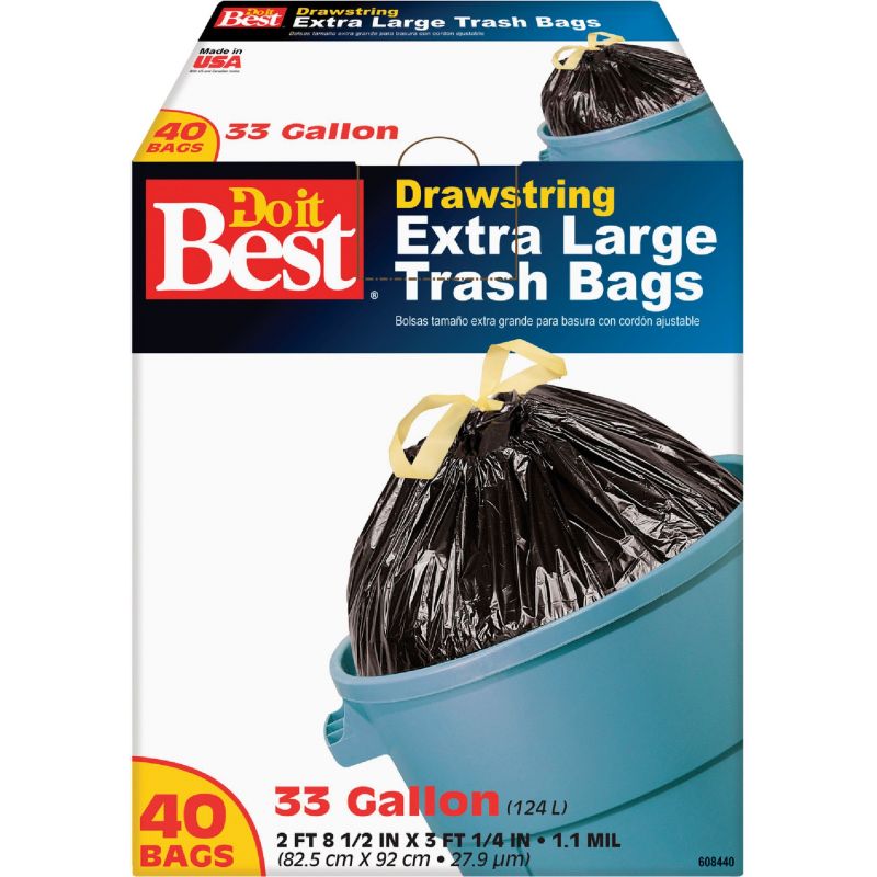 Buy Do it Best Large Trash Bag 30 Gal., Black