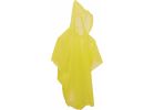 Smart Savers 52 In. x 40 In. Rain Poncho 52 In. X 40 In., Yellow (Pack of 12)