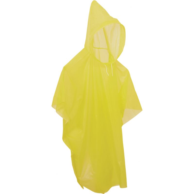 Smart Savers 52 In. x 40 In. Rain Poncho Yellow (Pack of 12)