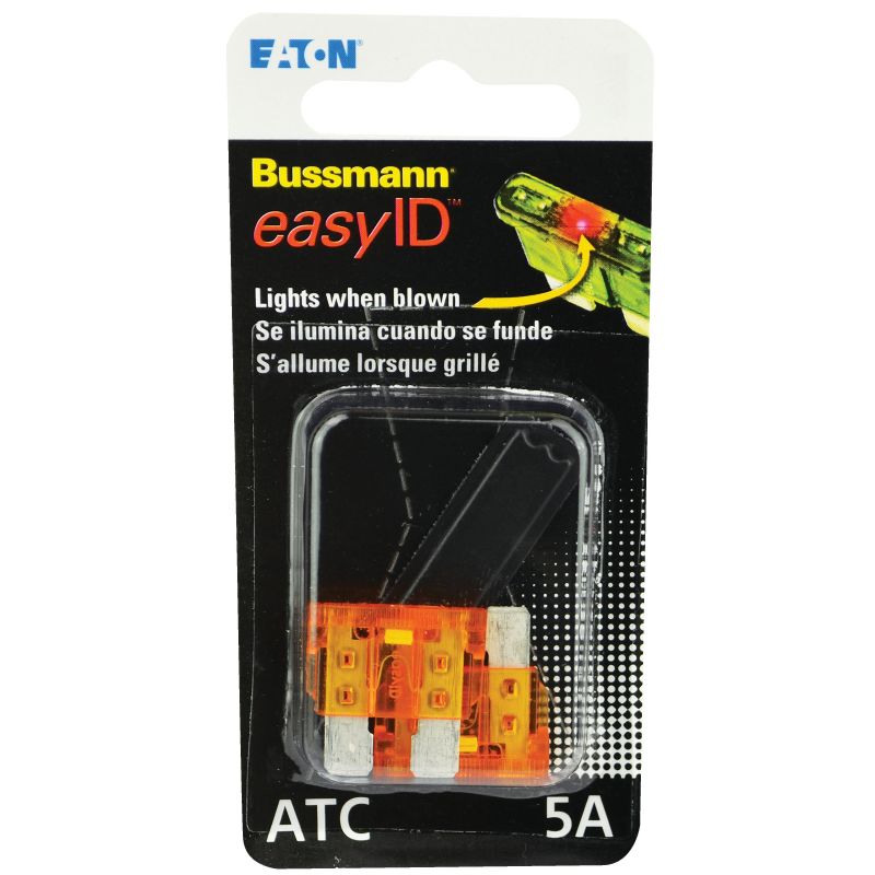 Bussmann easyID Illuminating Automotive Fuse Tan, 5