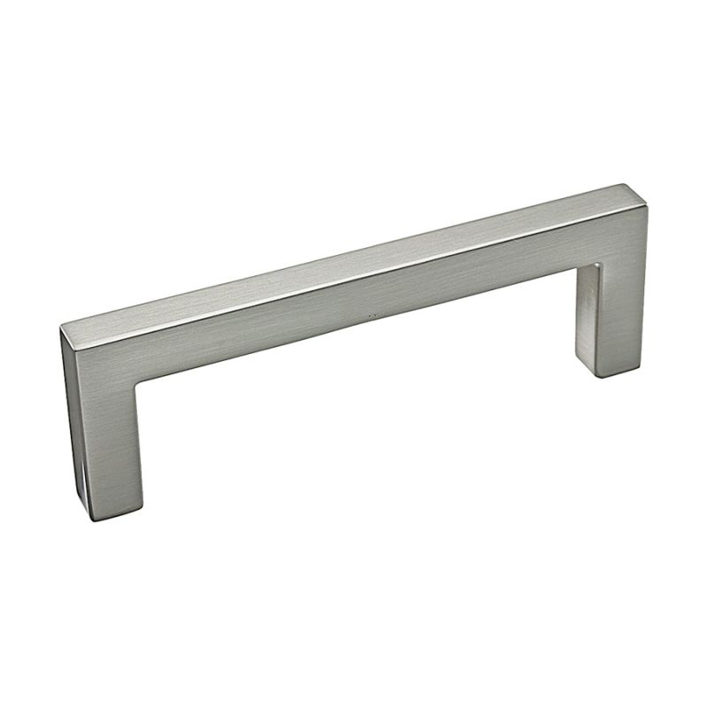 Richelieu DP87396195 Cabinet Pull, 4-3/16 in L Handle, 1-3/8 in Projection, Metal, Brushed Nickel Contemporary
