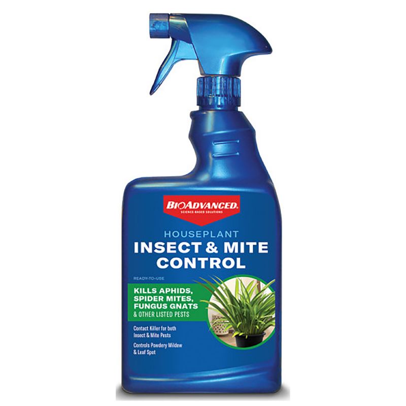 BioAdvanced 800100B RTU Houseplant Insect and Mite Control, Liquid, Spray Application, Indoor, 24 oz
