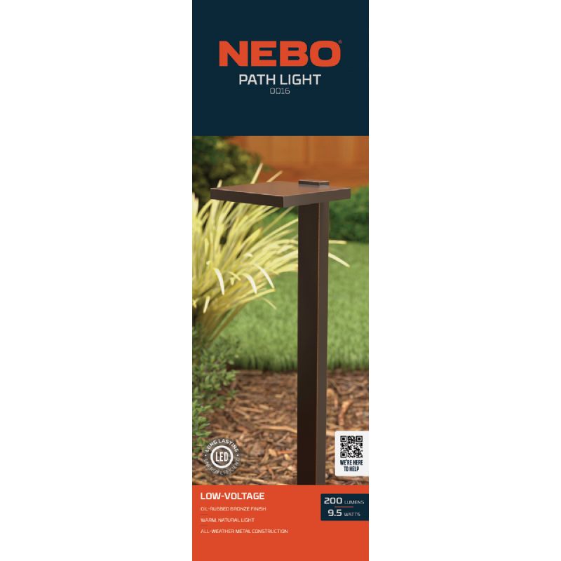 Nebo LED Sleek &amp; Modern Landscape Path &amp; Stake Light Oil-Rubbed Bronze