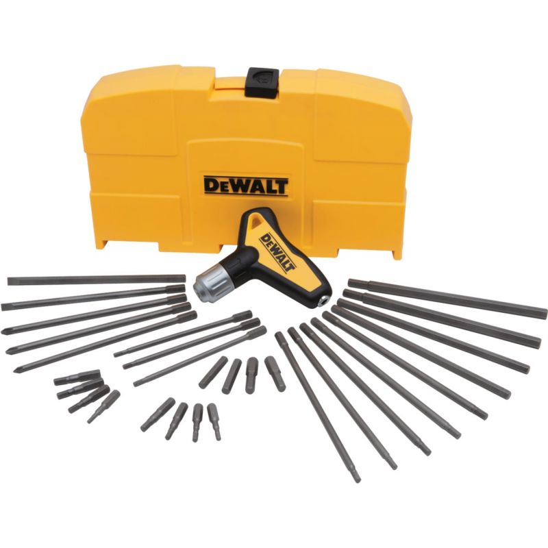DeWalt 31-Piece Ratcheting T-Handle Hex Key Set
