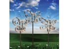 Alpine Metal Insect Solar Stake Light Silver (Pack of 12)