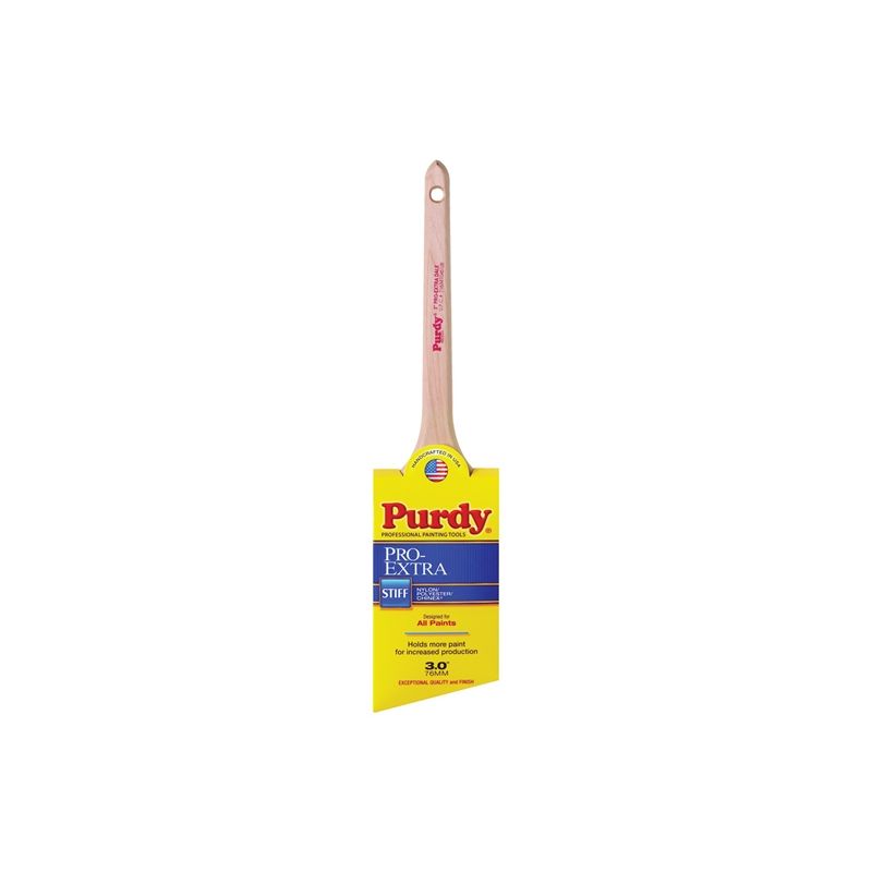 Purdy Pro-Extra Dale 144080730 Trim Brush, Nylon/Polyester Bristle, Rat Tail Handle