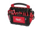 Milwaukee 48-22-8315 Tool Tote, 15 in W, 11 in D, 17 in H, 32-Pocket, Polyester, Red Red