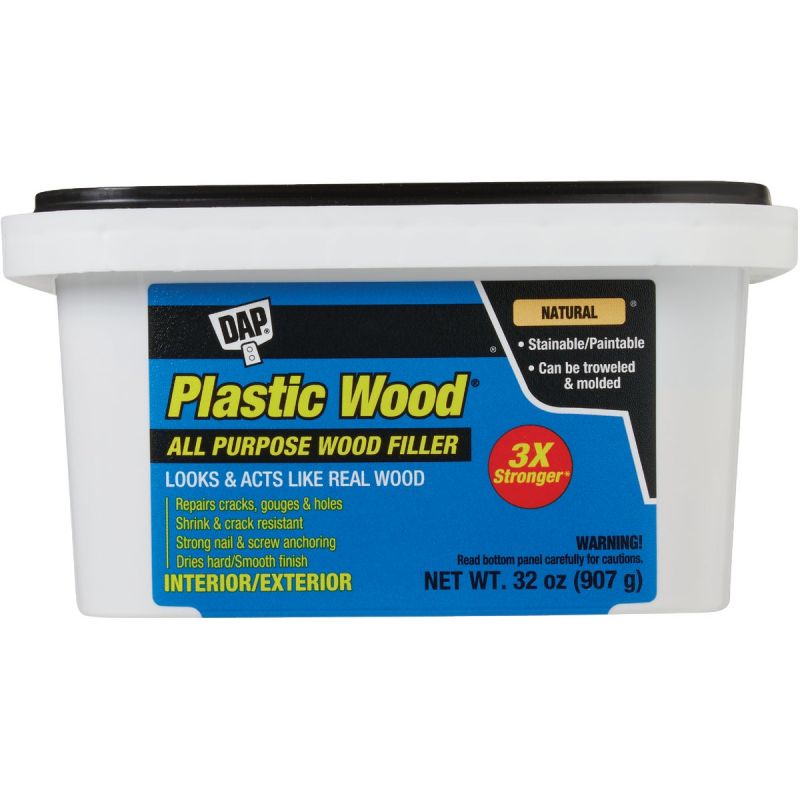 Dap Plastic Wood All Purpose Wood Filler Natural, 32 Oz.