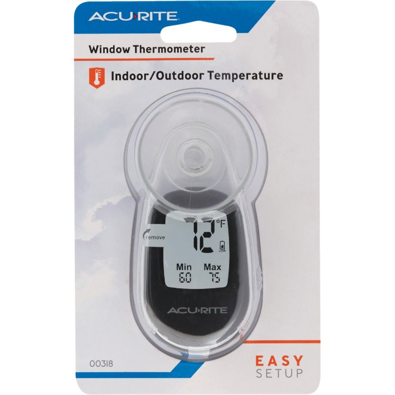 AcuRite Compact Indoor Thermometer with High and Low Records