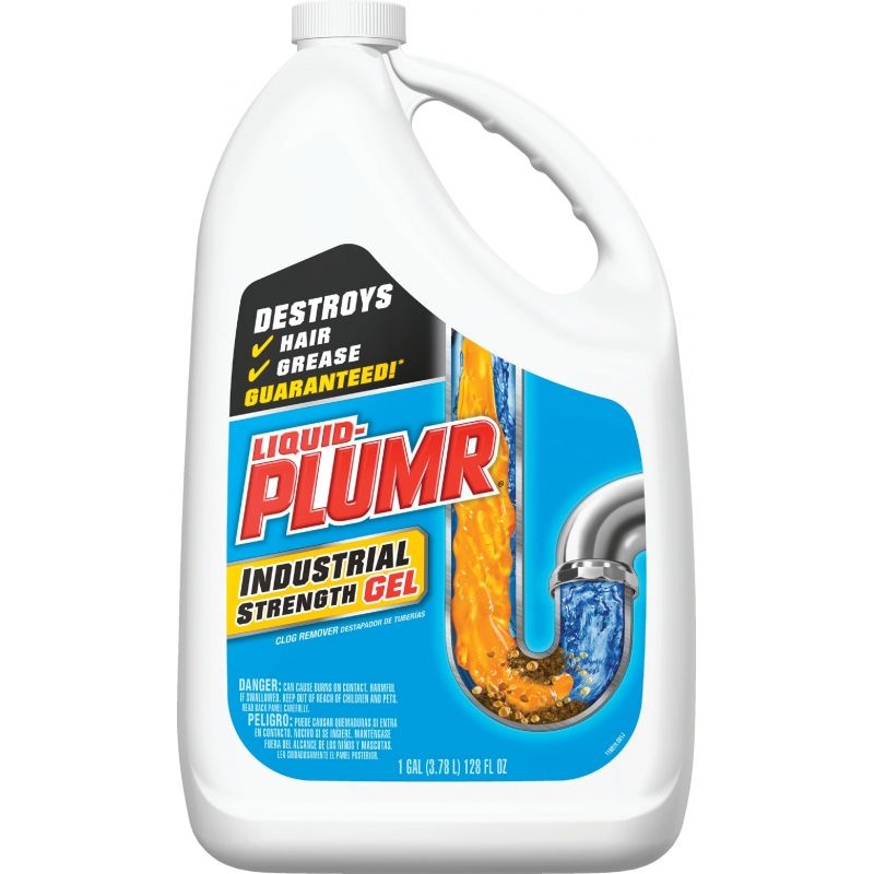 Liquid-Plumr 00228 Clog Remover, Liquid, Pale Yellow, Ble