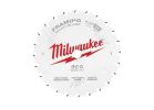 Milwaukee 48-40-0620 Circular Saw Blade, 6-1/2 in Dia, 5/8 in Arbor, 24-Teeth, Cobalt/Tungsten Carbide Cutting Edge, 1/PK