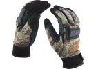 John Deere Synthetic Leather Work Glove L, Camouflage