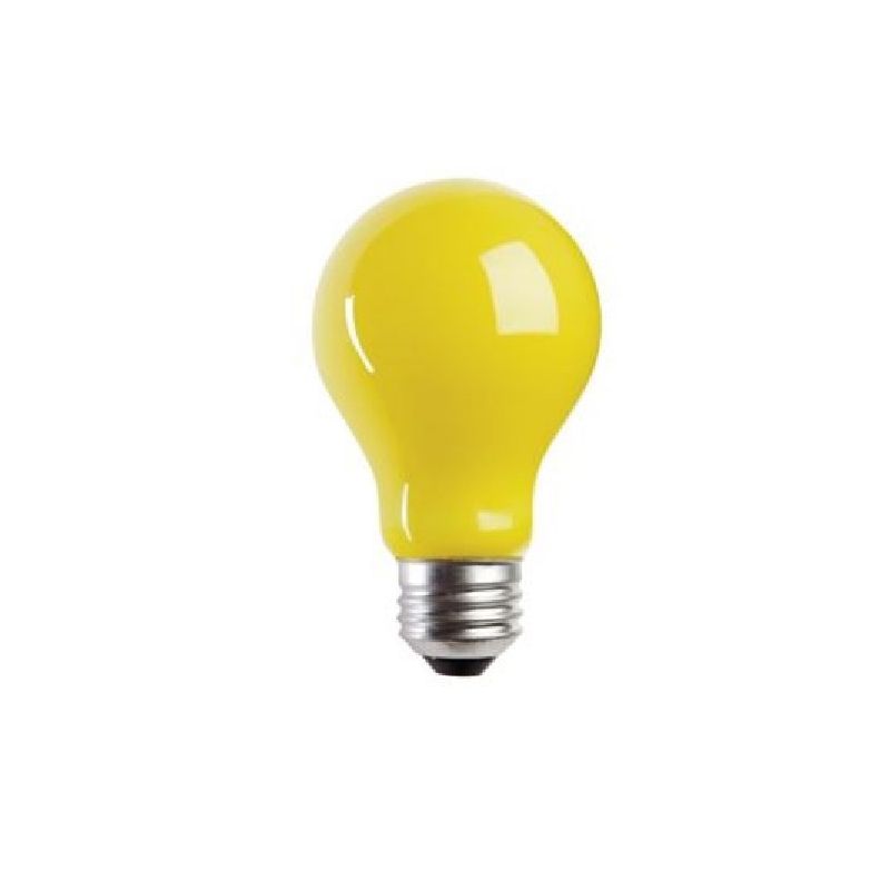 Xtricity 1-63005 Incandescent Bulb, 75 W, A19 Lamp, Medium Lamp Base, Yellow Light, 1000 hr Average Life
