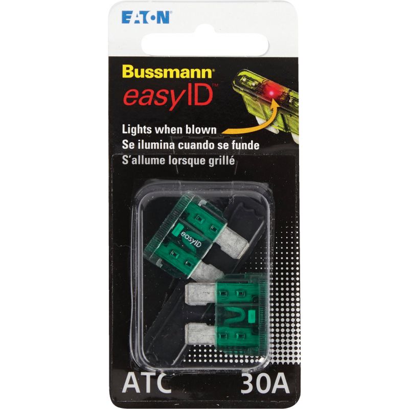 Bussmann easyID Illuminating Automotive Fuse Green, 30A