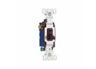 Eaton Wiring Devices 1303-7B Toggle Switch, 15 A, 120 V, Polycarbonate Housing Material, Brown Brown