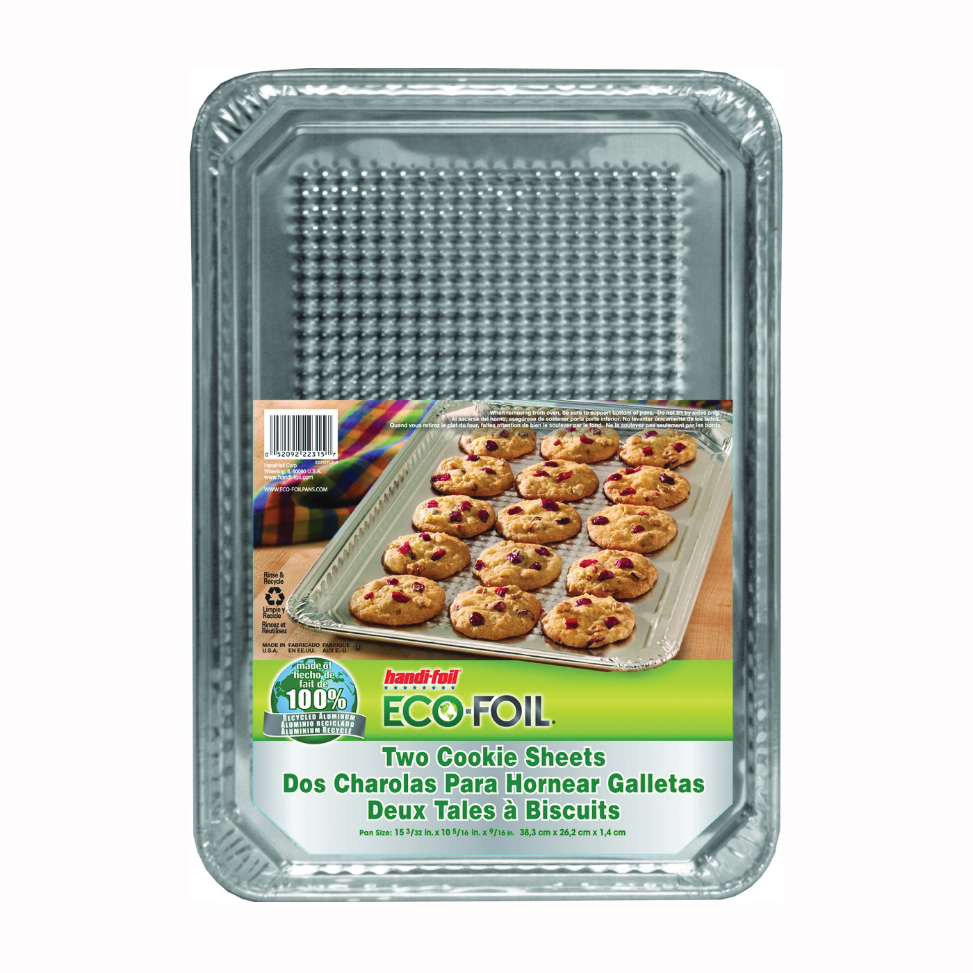 Bradshaw 04022 Good Cook Non-Stick Cookie Sheet 17 Inch By 11 Inch