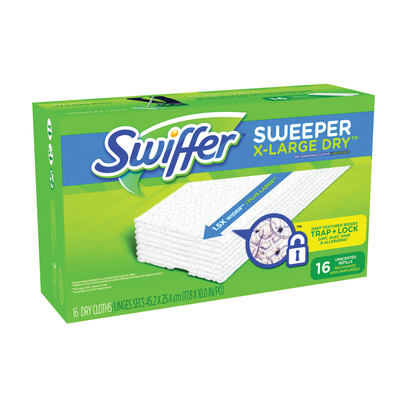 Swiffer® Sweeper 92815 Wet / Dry Mop Starter Kit with 7 Dry / 3 Wet  Disposable Mop Pads