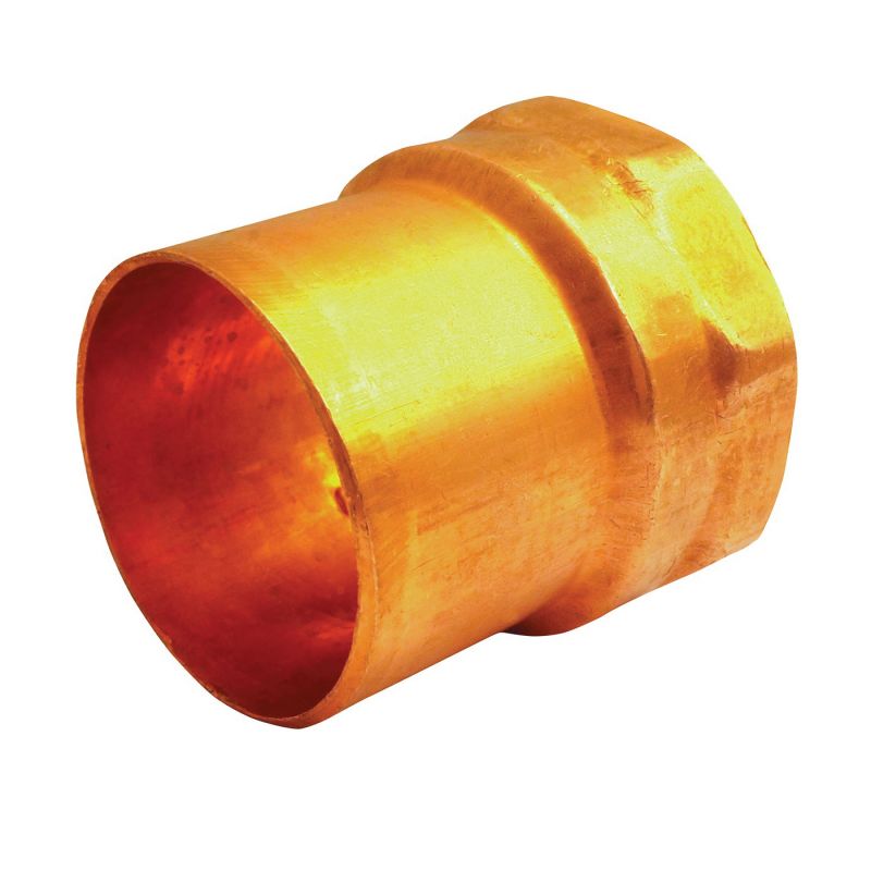 Elkhart Products 103-2 Series 30242 Street Pipe Adapter, 3/4 in, Sweat x FNPT, Copper