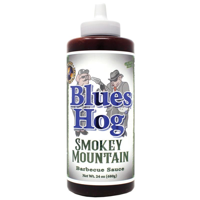 Blues Hog 70410 Smokey Mountain Barbecue Sauce, 24 oz Squeeze Bottle