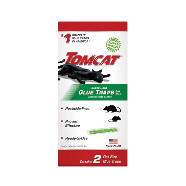 Tomcat Mouse size, Super Hold Glue Traps, 4-Pack