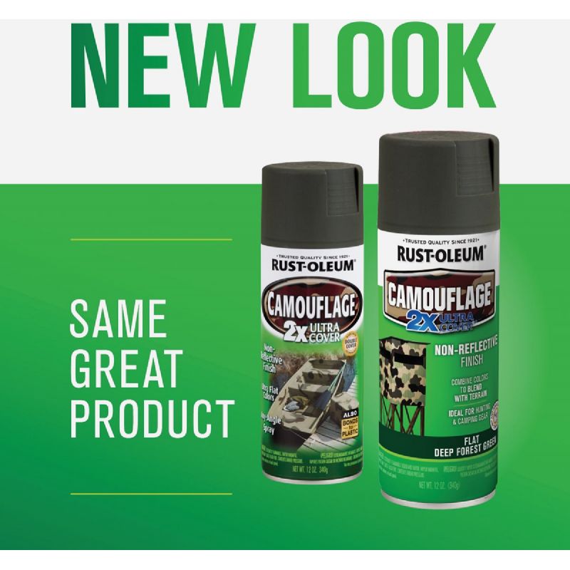 Rust-Oleum Specialty 2X Ultra Cover Spray Paint Deep Forest Green, 12 Oz.