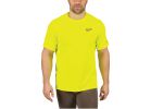 Milwaukee Workskin Lightweight Performance T-Shirt 2XL, Hi-Vis Yellow